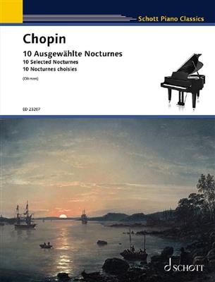 Frédéric Chopin: 10 Ausgewählte Nocturnes: (Arr. Wilhelm Ohmen): Klavier Solo