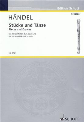 Georg Friedrich Händel: Stucke & Tanze: Blockflöte Duett