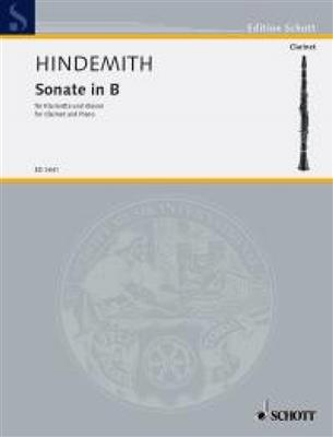 Paul Hindemith: Sonate: Klarinette mit Begleitung