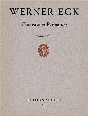 Werner Egk: Chanson et Romance: Orchester mit Solo
