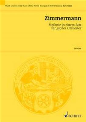 Bernd Alois Zimmermann: Sinfonie in einem Satz: Orchester
