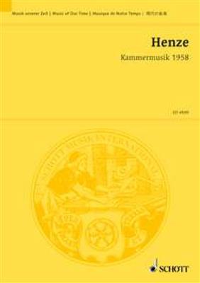 Hans Werner Henze: Kammermusik 1958: Kammerensemble