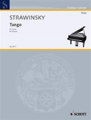 Igor Stravinsky: Tango: Klavier Solo