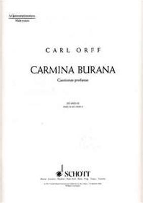 Carl Orff: Carmina Burana ( Tenor/Bass ): Männerchor mit Begleitung