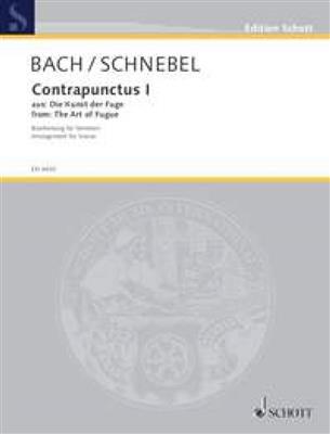 Johann Sebastian Bach: Bach-Contrapuncti: (Arr. Dieter Schnebel): Gemischter Chor mit Begleitung