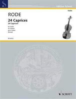 Pierre Rode: Capricen(24) (Rostal): (Arr. Max Rostal): Violine Solo
