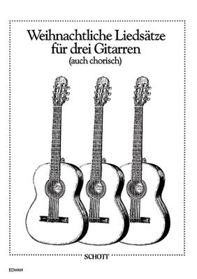 Weihnachtliche Liedsätze: Gitarre Trio / Quartett