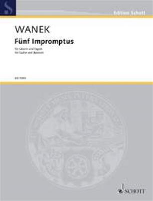 Friedrich K. Wanek: Five Impromptus: Fagott mit Begleitung