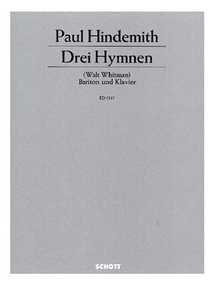 Paul Hindemith: 3 Hymnen von Walt Whitman op. 14: Gesang mit Klavier