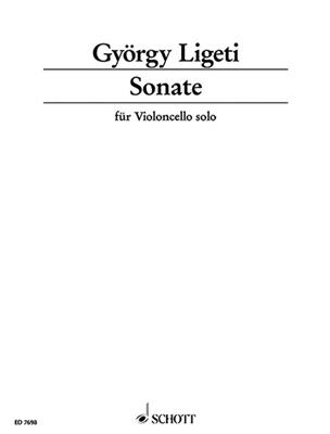 György Ligeti: Sonate Vcl.: Cello Solo