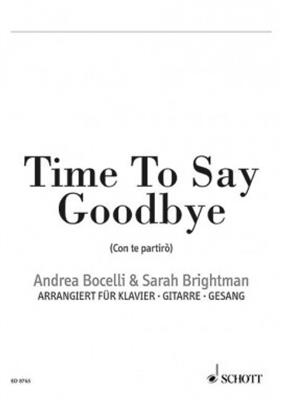 Francesco Sartori: Time To Say Goodbye: Klavier, Gesang, Gitarre (Songbooks)