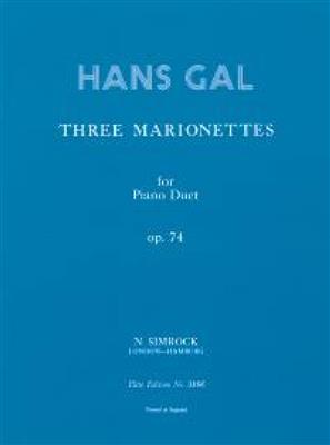 Three Marionettes op. 74: Klavier vierhändig