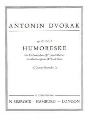 Gustav Bumcke: Humoresque op. 101-7: Altsaxophon mit Begleitung