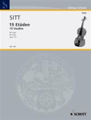 Hans Sitt: Studi (15) Op.116: Viola Solo