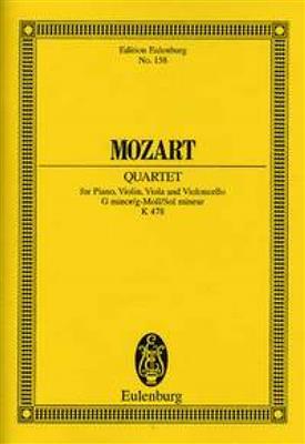 Wolfgang Amadeus Mozart: Piano Quartet In G Minor K478: Klavierquartett