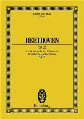 Ludwig van Beethoven: String Trio In E Flat Major Op. 3: Streichtrio