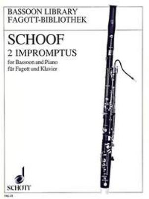 Manfred Schoof: Two Impromptus: Fagott mit Begleitung
