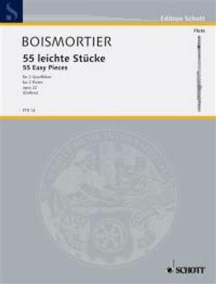 Joseph Bodin de Boismortier: Leichte Stucke(55) Opus 22: Flöte Duett