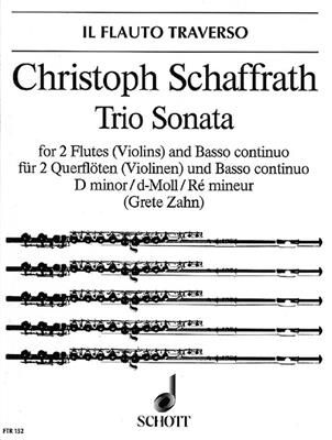 Christoph Schaffrath: Trio Sonata D minor: Kammerensemble