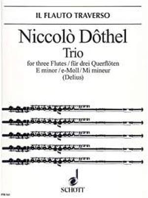Niccolo Dothel: Trio E minor: Flöte Ensemble