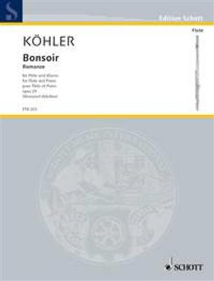 Ernesto Köhler: Bonsoir op. 29: (Arr. Elisabeth Weinzierl): Flöte mit Begleitung