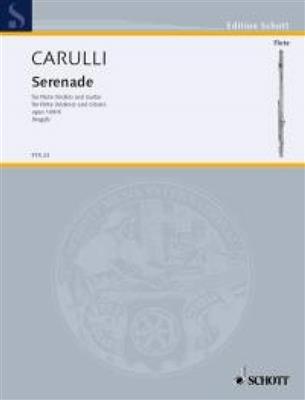 Ferdinando Carulli: Serenata N. 6 Op.109 Fl(Vn) E Chit (Nagel): Flöte mit Begleitung