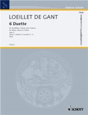 Jean-Baptiste Loeillet: 6 Duette Opus 5 Heft 2: Flöte Duett