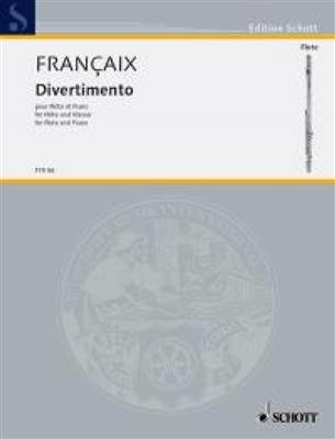 Jean Françaix: Divertimento: Flöte mit Begleitung