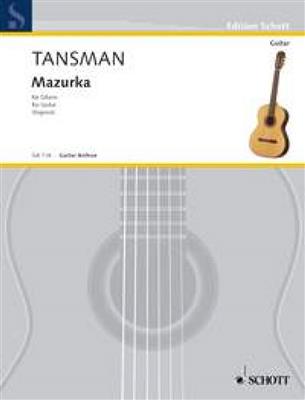 Alexandre Tansman: Mazurka: Gitarre Solo