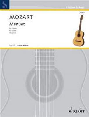 Wolfgang Amadeus Mozart: Menuetten Git.: Gitarre Solo