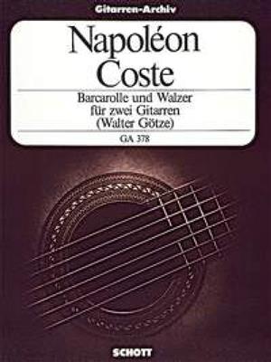 Napoleon Coste: Barcarolle und Walzer aus op. 51: Gitarre Duett