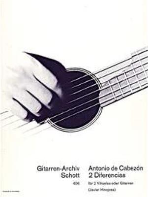 Antonio de Cabezón: 2 Diferencias: Gitarre Duett
