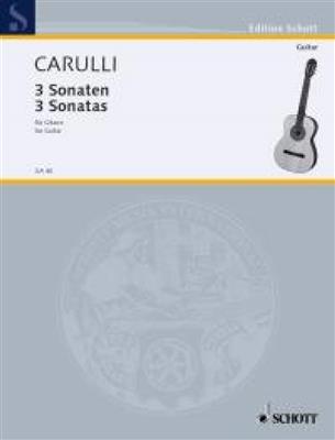 Ferdinando Carulli: 3 Sonaten: Gitarre Solo