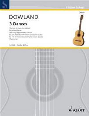 John Dowland: Three Dances: Flöte mit Begleitung