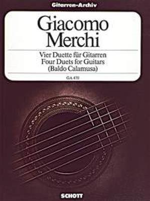 Giacomo Merchi: Vier Duette op. 3: Gitarre Duett
