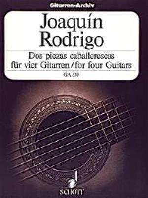 Joaquín Rodrigo: Dos piezas caballerescas: (Arr. Peter Jermer): Gitarre Trio / Quartett