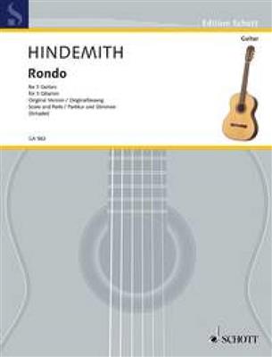 Paul Hindemith: Rondo: Gitarre Trio / Quartett