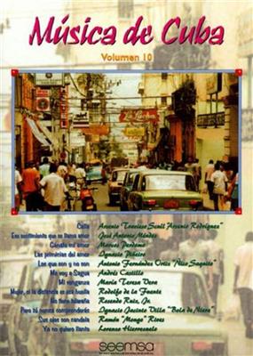 Música de Cuba Vol. 10: Klavier, Gesang, Gitarre (Songbooks)