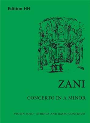 Andrea Zani: Concerto in A minor: Kammerensemble
