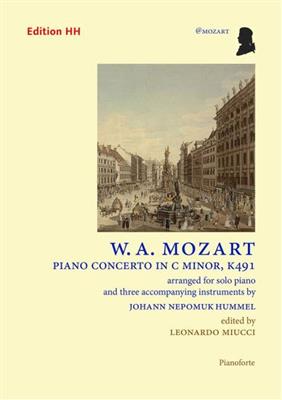 Wolfgang Amadeus Mozart: Piano Concerto in C minor: (Arr. Johann Nepomuk Hummel): Klavier Solo