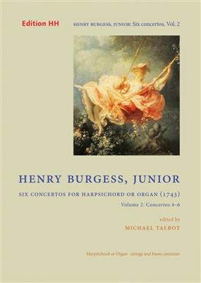 Henry Burgess: Six Concertos for Harpsichord or Organ 1 Band 1: Kammerensemble