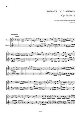Joseph Bodin de Boismortier: Six Sonatas op. 29: Oboe Duett
