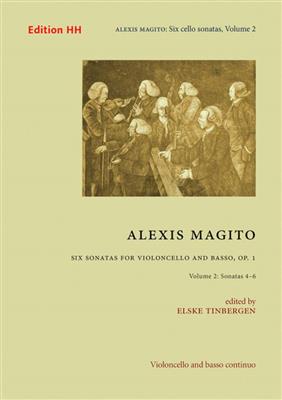 Alexis Magito: Six Sonatas for Violoncello and Basso Continuo: (Arr. Elske Tinbergen): Cello mit Begleitung