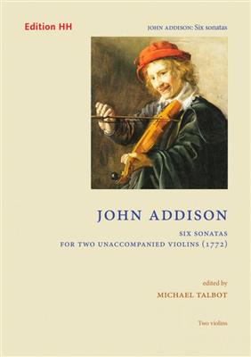John Addison: Six Sonatas: Violin Duett