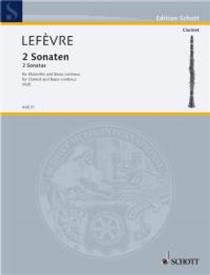 Jean-Xavier Lefèvre: Two Sonatas: Klarinette mit Begleitung