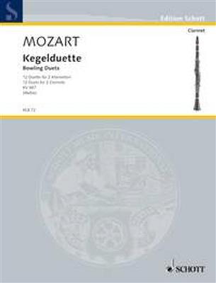 Wolfgang Amadeus Mozart: Kegelduette KV 487: (Arr. Reiner Wehle): Klarinette Duett