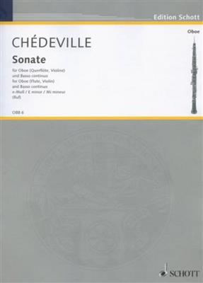 Nicolas Chédeville: Sonate E: Oboe mit Begleitung