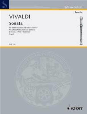 Antonio Vivaldi: Sonate: Altblockflöte mit Begleitung