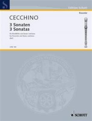 Tomaso Cecchino: Sonaten(3): Blockflöte