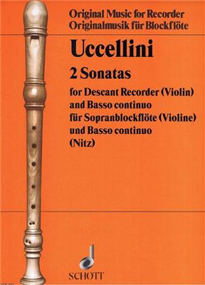 Marco Uccellini: Sonaten(2): Sopranblockflöte mit Begleitung